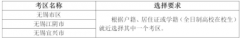 江蘇無錫市2022年下半年中小學教師資格考試筆試報名及考區選擇要求